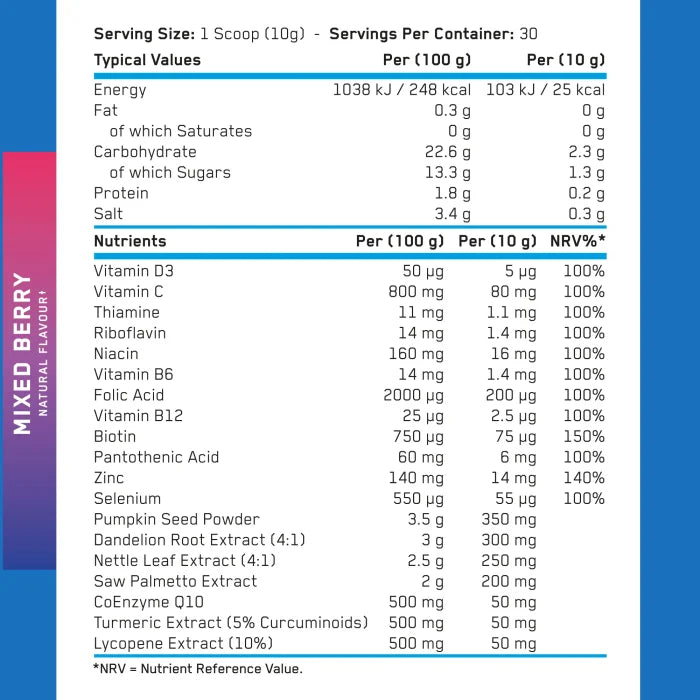 Applied Nutrition Prostate Support (40 + RANGE) - Prostate Support Powder