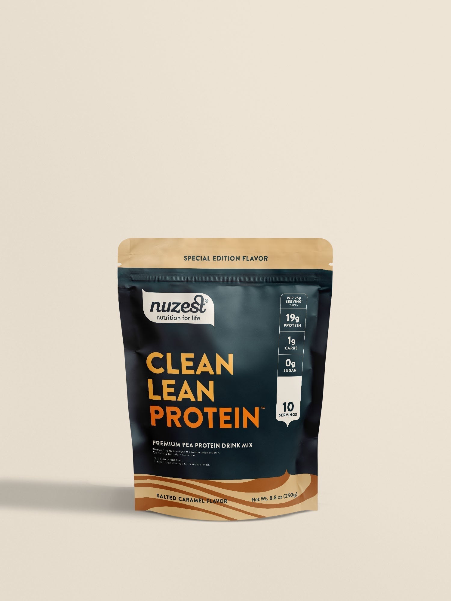 Nuzest Clean Lean Protein - 250g / Salted Caramel - Pea Protein Powder