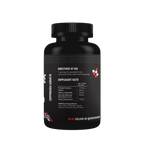 Black Conteh Sports Organ Defence bottle with white and red capsules for blood pressure and liver detox