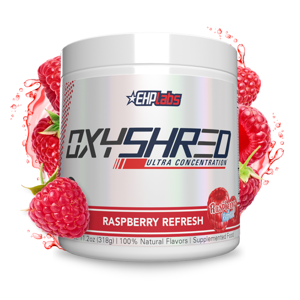 EHP Labs OxyShred 337g - 264g / Raspberry Refresh - Pre-Workout Powder