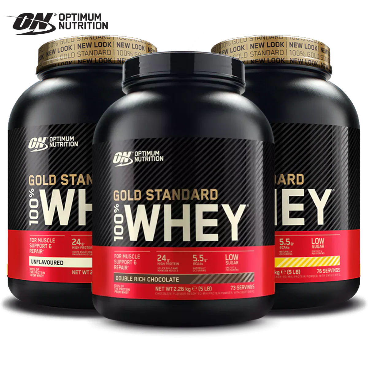 Optimum Nutrition Gold Standard 100% Whey 2.28kg - 2.27kg / Banana - Whey Protein Powder