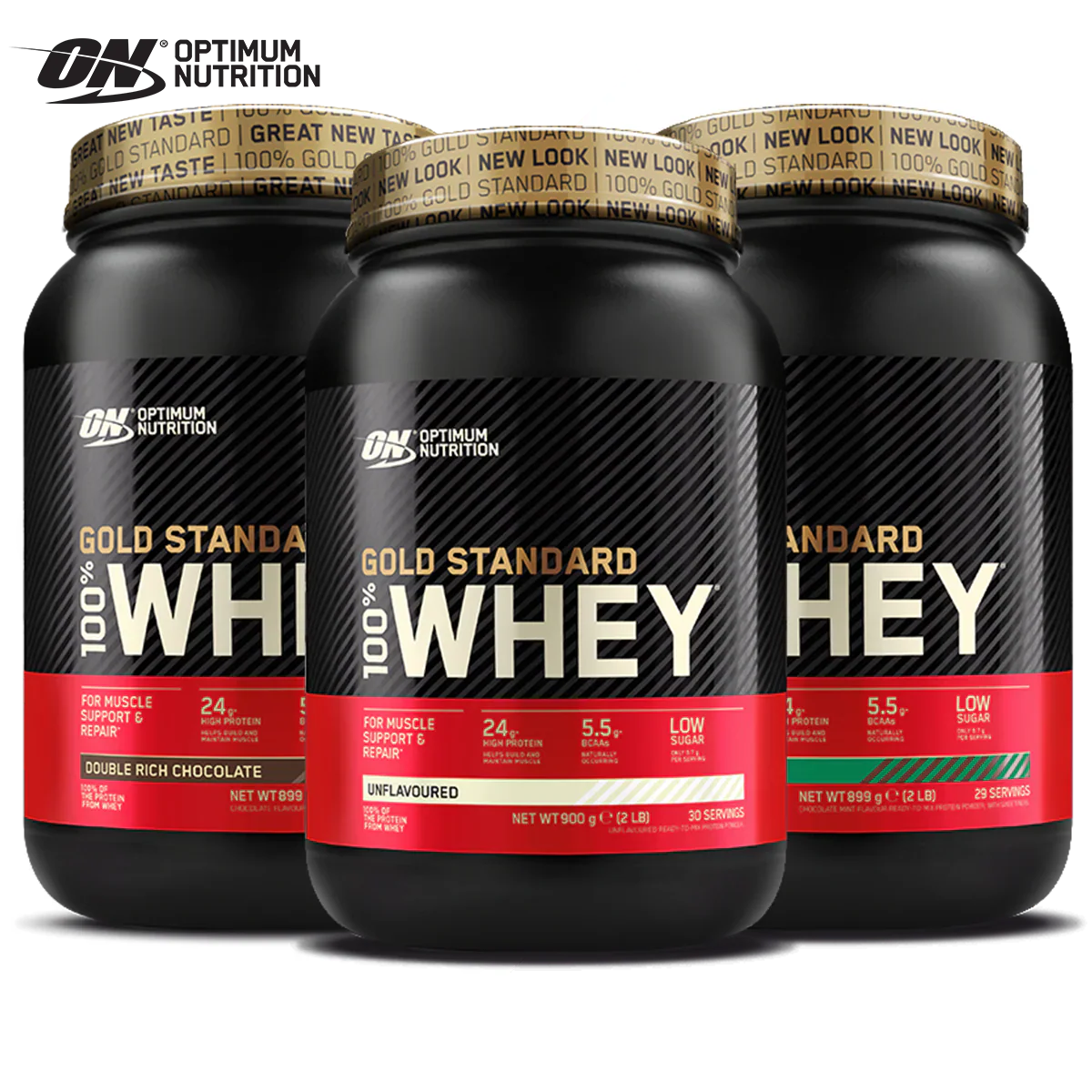 Optimum Nutrition Gold Standard 100% Whey 900g Cream - 908g / Banana - Whey Proteins
