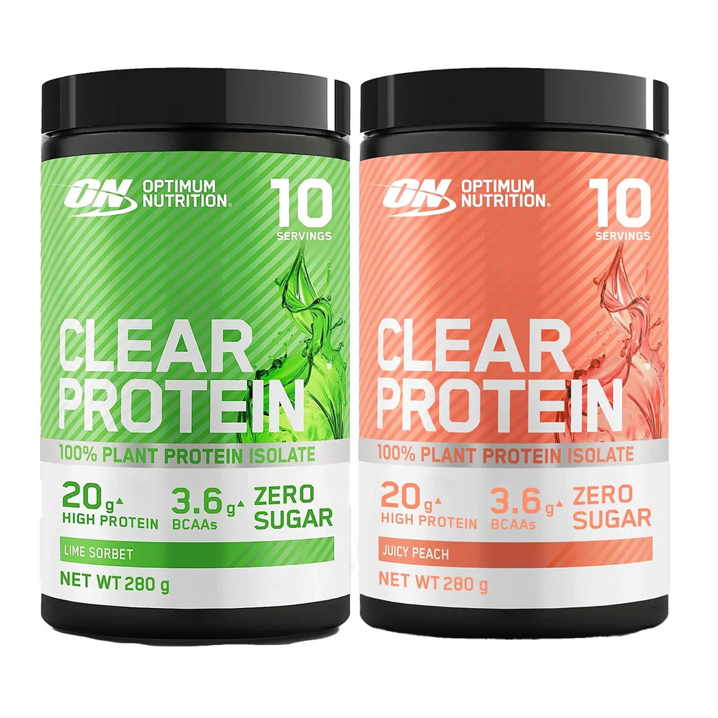 Optimum Nutrition Clear Protein vegan formula with natural BCAAs for muscle growth