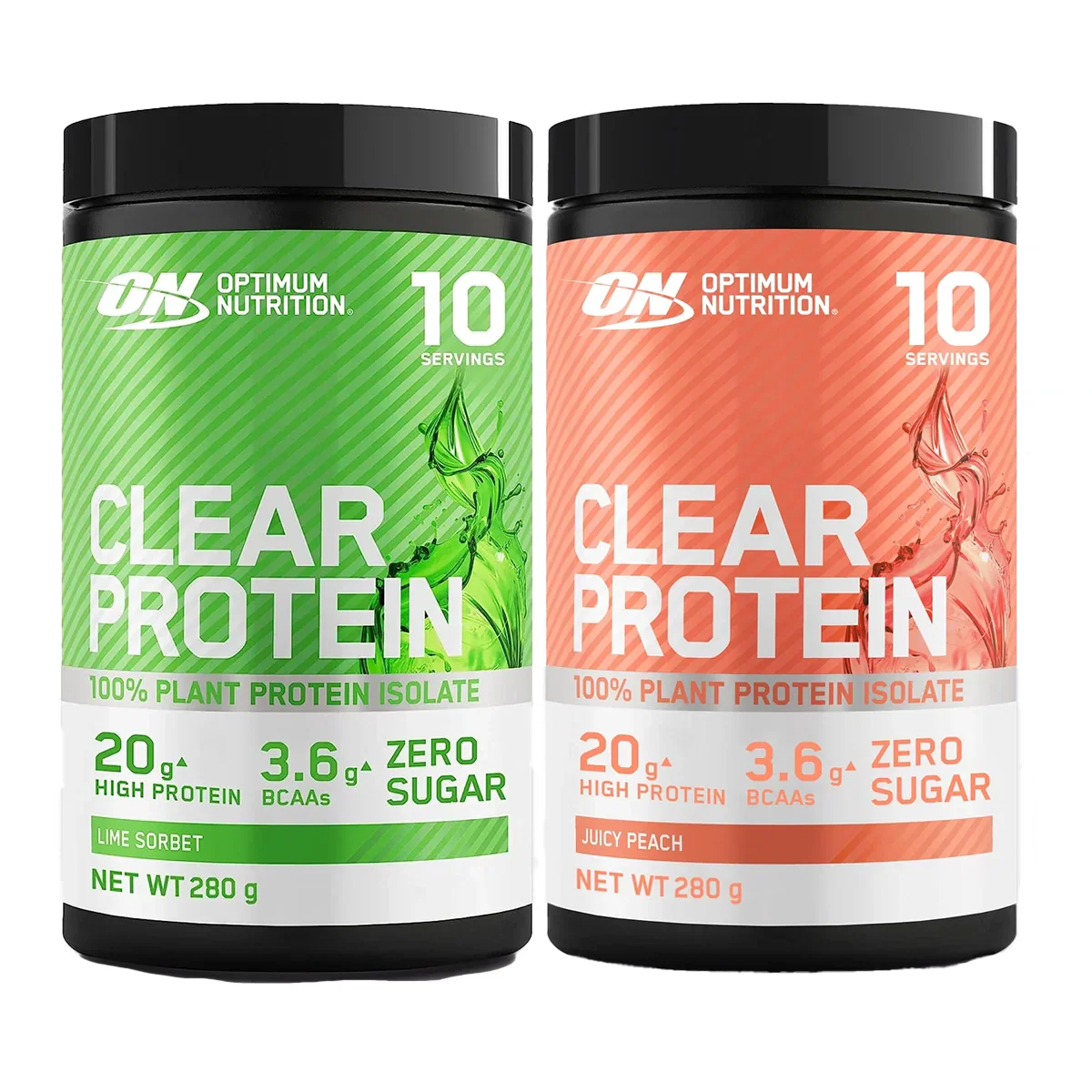 Optimum Nutrition Clear Protein vegan formula with natural BCAAs for muscle growth