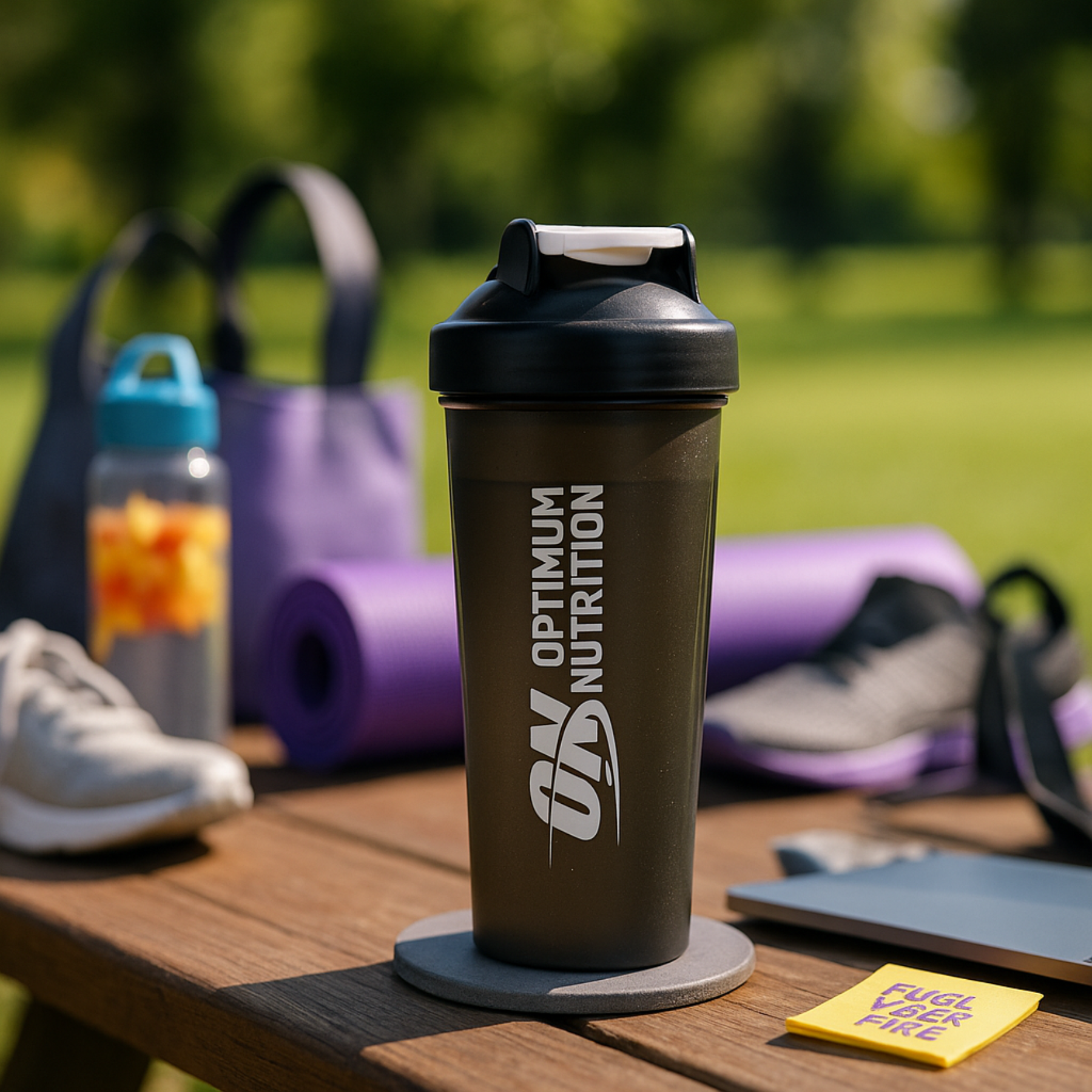 Optimum Nutrition Shaker - 600ml / Black - Shaker Bottle (Less Than 2 Litres) Packs