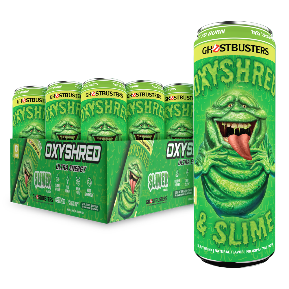 EHP Labs Oxyshred Ultra Energy Drink 12x330ml - 12x355ml / Peach Candy Rings - Energy Ready-to-Drinks