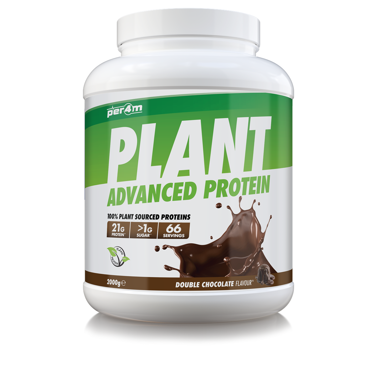 Per4m Plant Protein - 2kg / Double Chocolate - Vegan Protein Powder