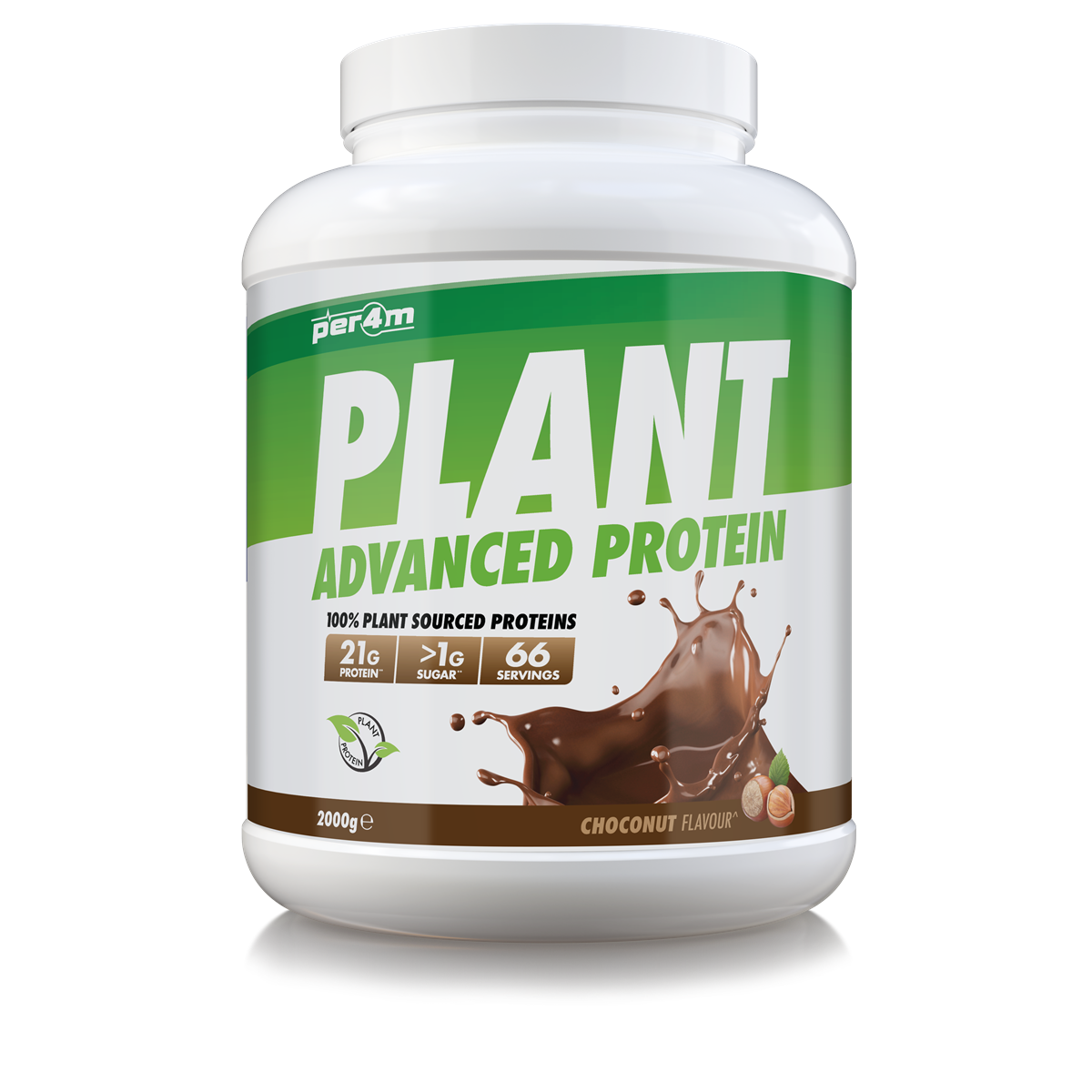 Per4m Plant Protein - 2kg / Chocotella/Choconut - Vegan Protein Powder