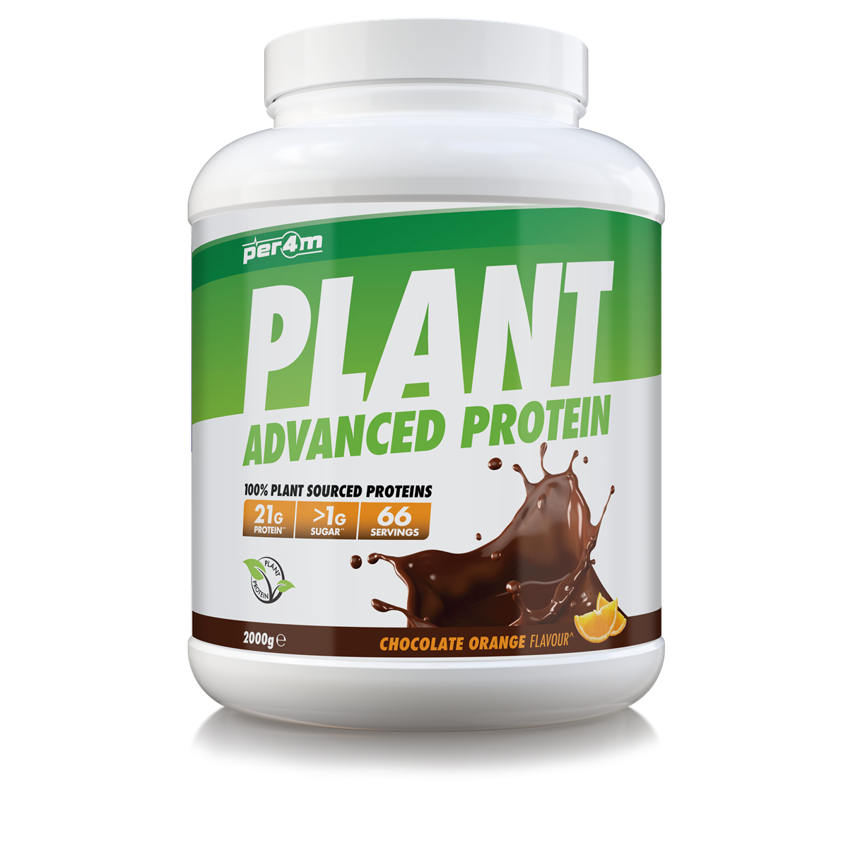 Per4m Plant Protein - 2kg / Chocolate Orange - Vegan Protein Powder