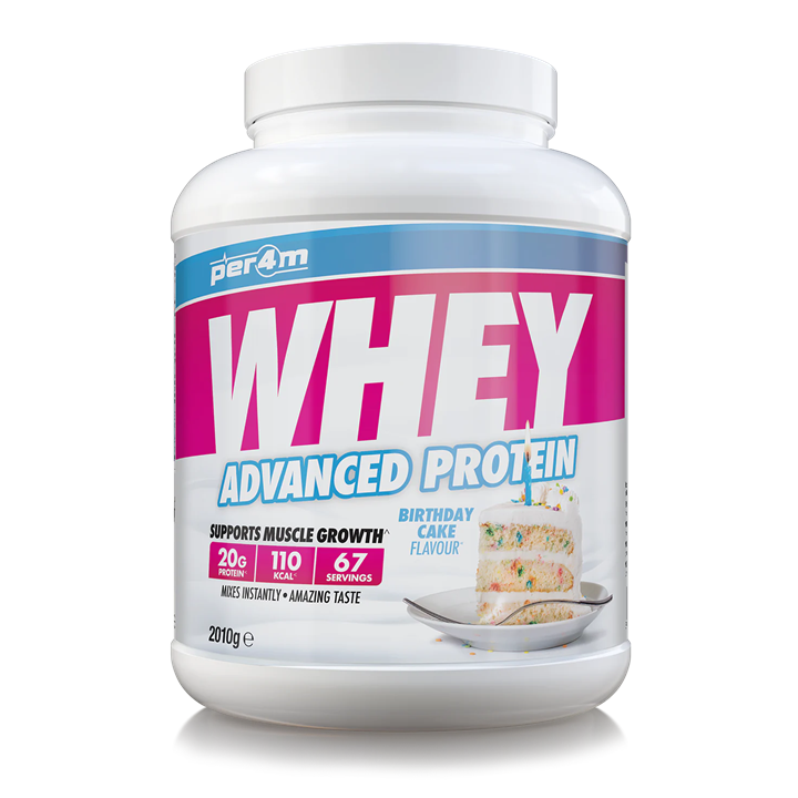 Per4m Advanced Whey Protein - 2.01kg / Birthday Cake - Whey Protein Powder