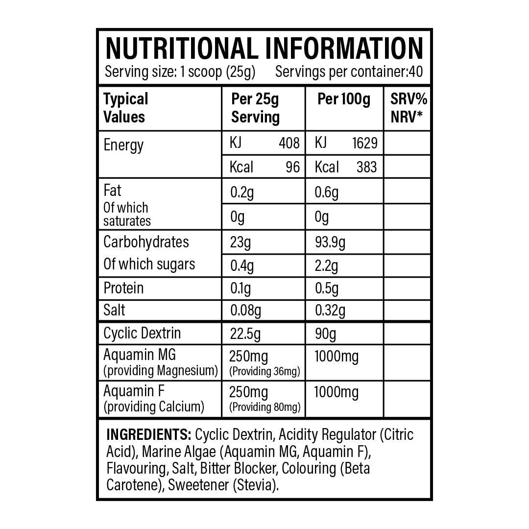 Trained By JP Performance Fuel Intra Workout - Carbohydrate Powder
