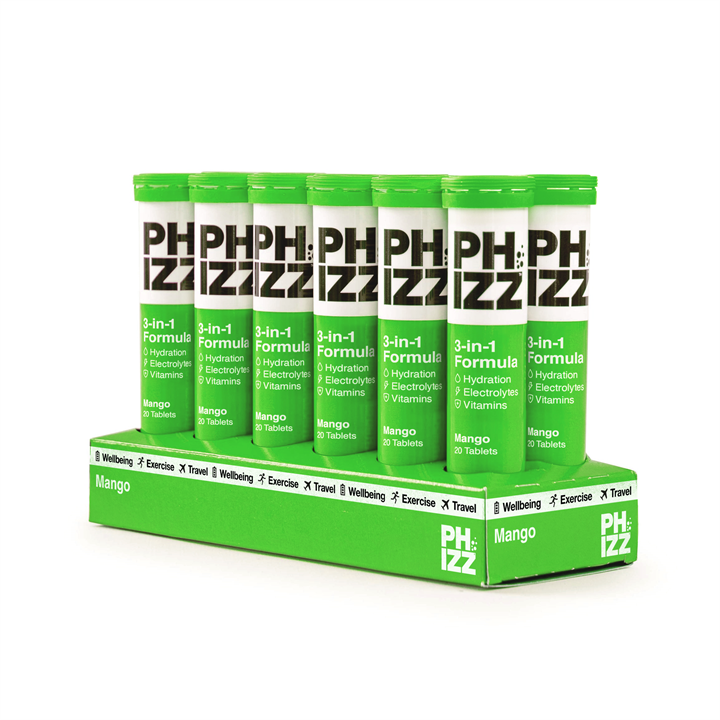Phizz 3-in-1 Multivitamin & Rehydration Electrolyte Effervescent - Hydration Tablets