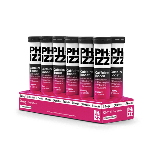 Phizz Daily Energy - 12x20 Tabs / Cherry - Hydration Tablets