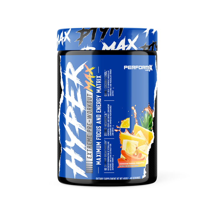 Performax Labs HyperMax 3D - 460g / Hawaiian Papaya Pineapple - Pre-Workout Powder