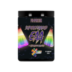 Black Pump Nation SuperCharged EAA container with Rainbow Candy flavor for muscle growth