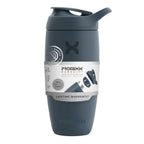 PROMiXX Pursuit Stainless-Steel Shaker Bottle - 550ml / Midnight Blue - Shaker Bottle (Less Than 2 Litres)