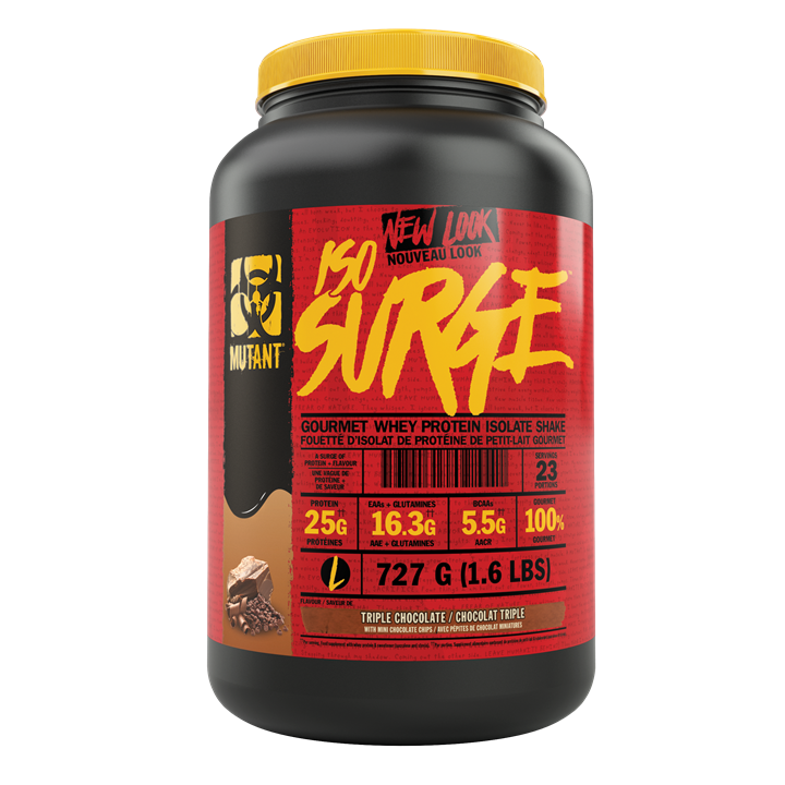 Mutant Iso Surge - 727g / Triple Chocolate - Whey Protein Isolate Powder