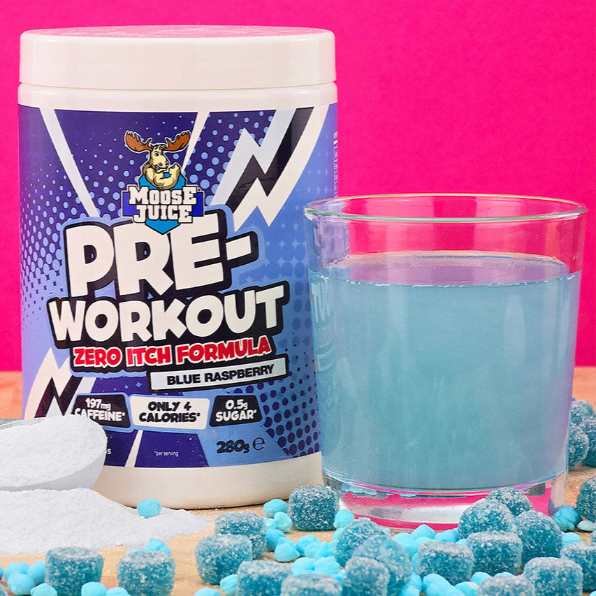 Muscle Moose Pre-Workout - Zero Itch Formula - Pre-Workout Powder