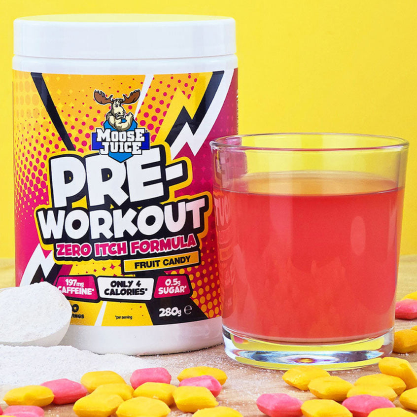 Muscle Moose Pre-Workout - Zero Itch Formula - Pre-Workout Powder