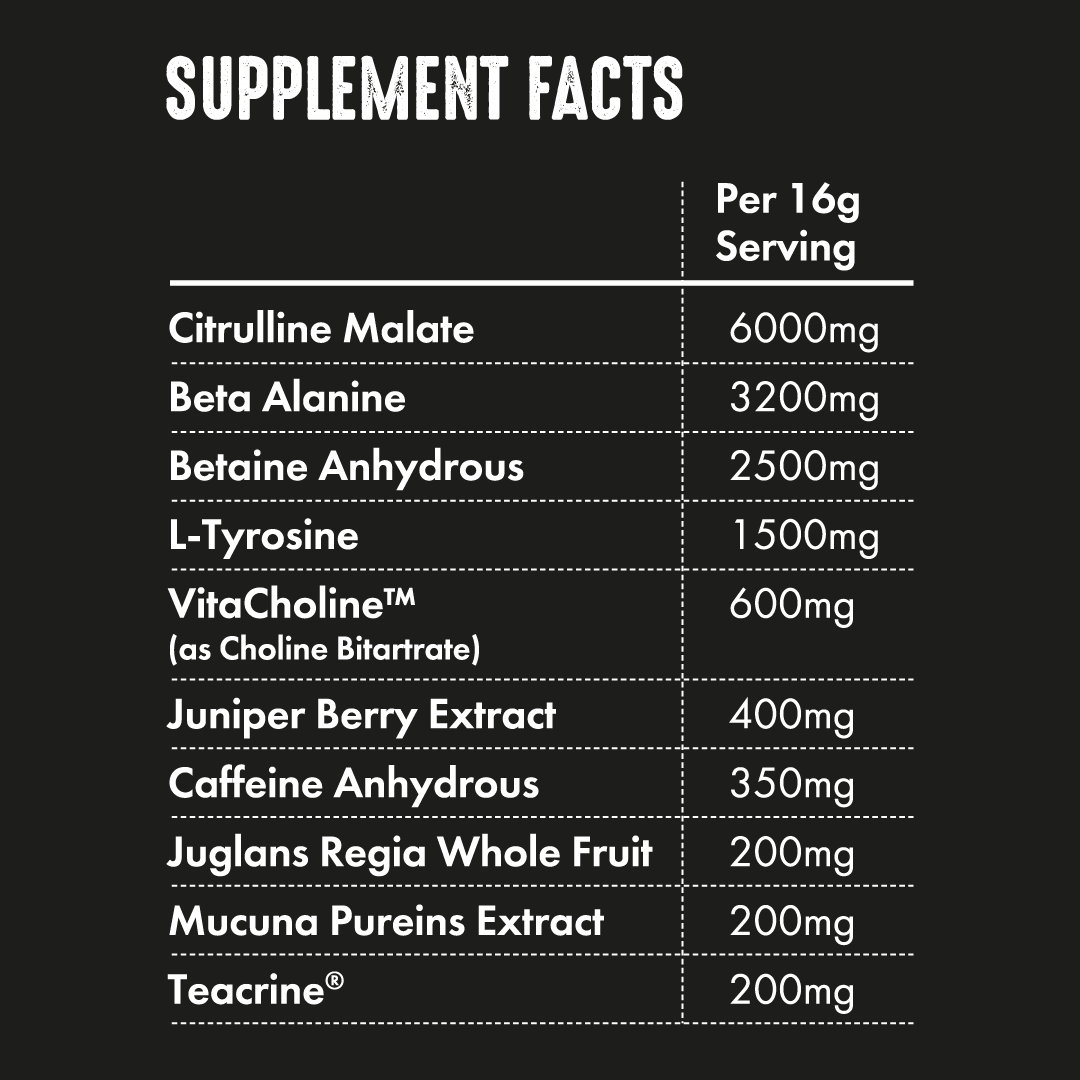 Conteh Sports Conviction Elite - Pre-Workout Powder