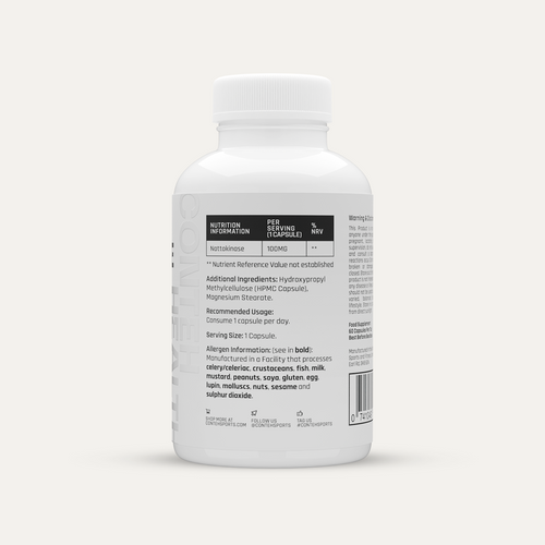 Conteh Sports Nattokinase (ules) - 60 Caps - Cognitive Support Capsules