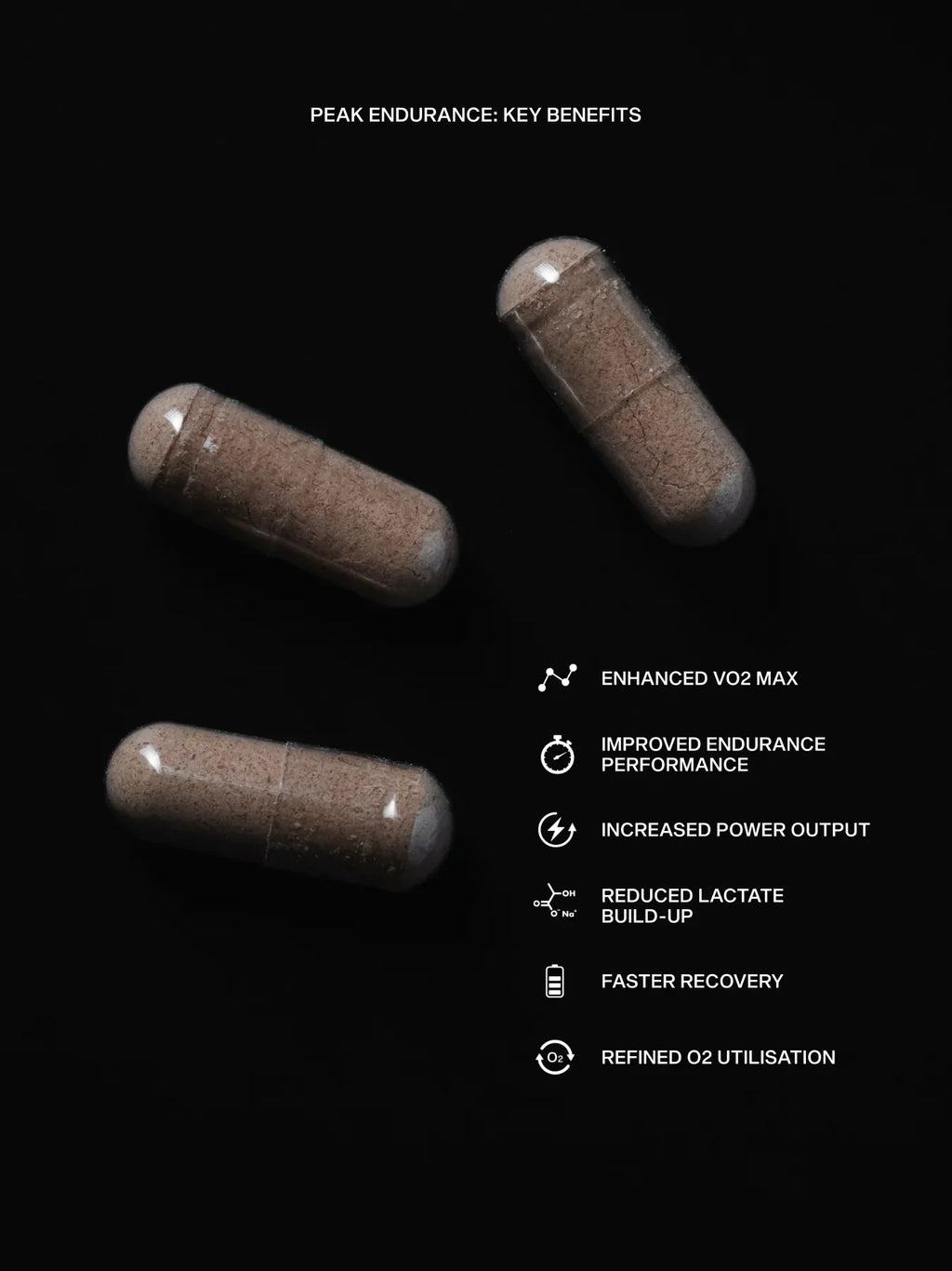 Marchon Supplements Peak Endurance - 120Caps / Unflavoured - Pre-Workout Capsules