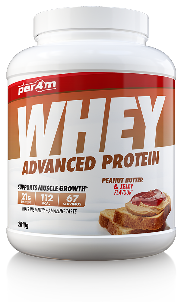 Per4m Advanced Whey Protein - 2.01kg / Peanut Butter & Jelly - Whey Protein Powder