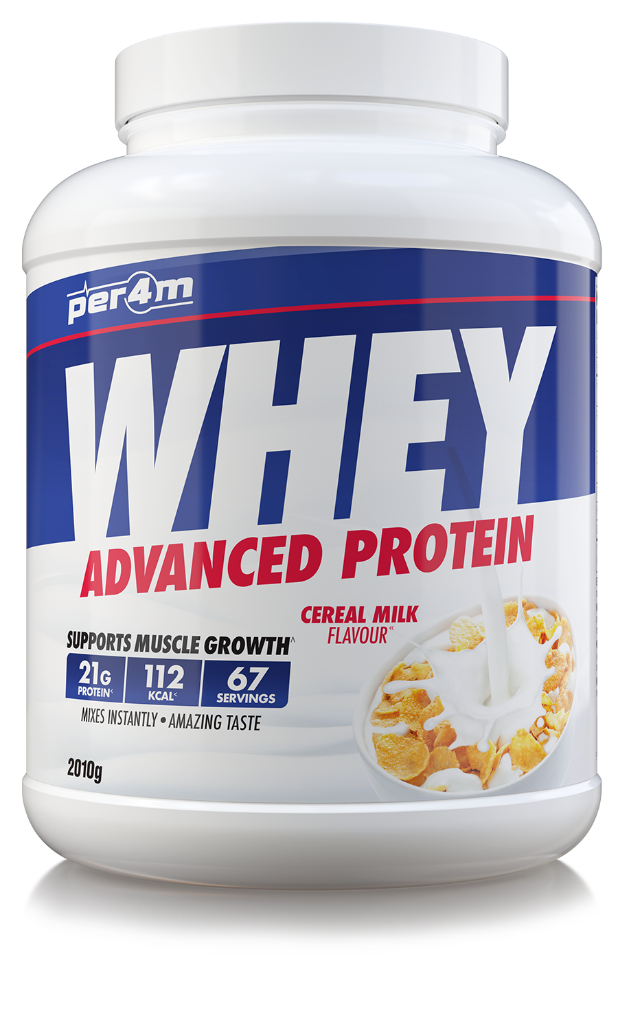 Per4m Advanced Whey Protein - 2.01kg / Cereal Milk - Whey Protein Powder