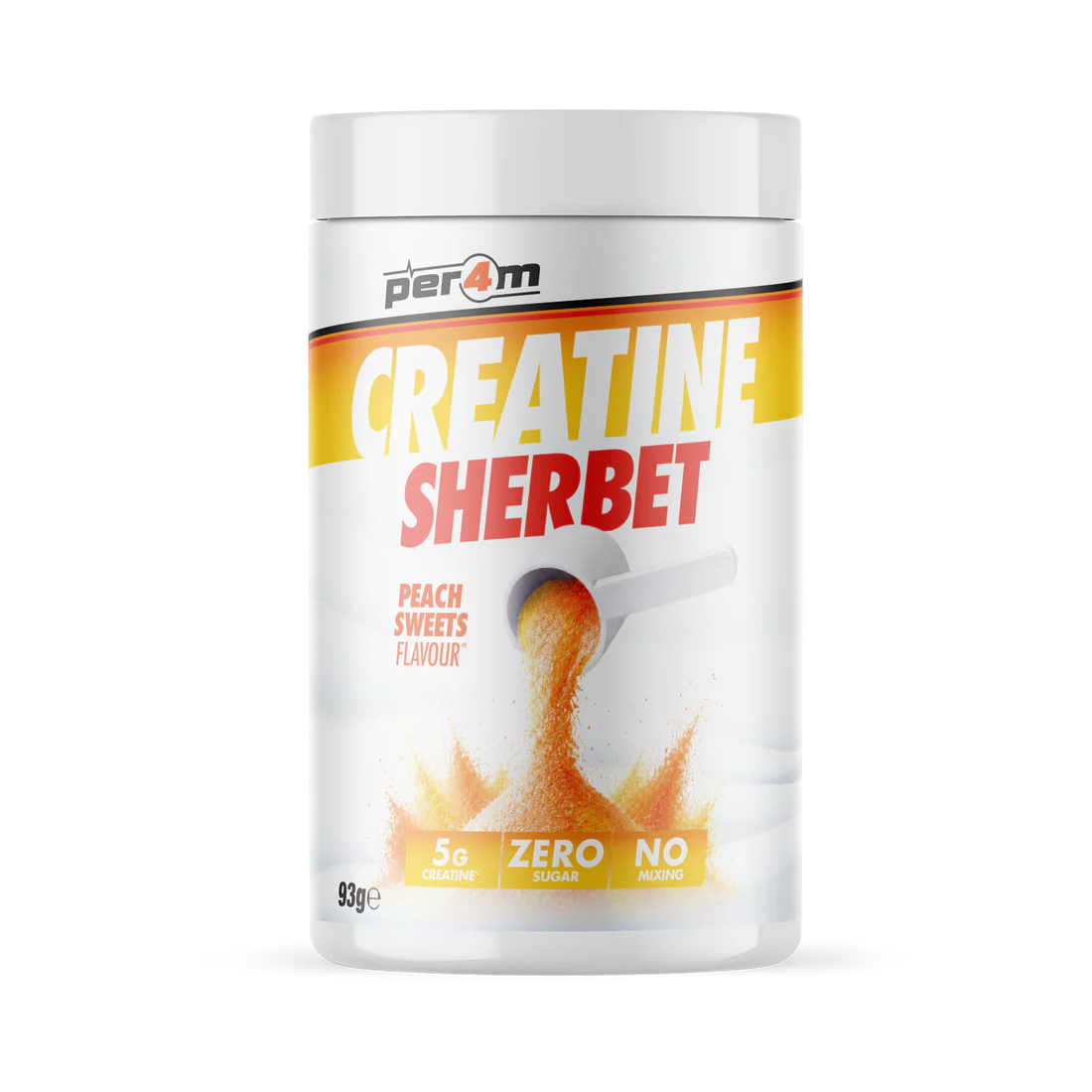 Per4m Creatine Sherbet - Fizzy 5g Creatine - No Water Needed