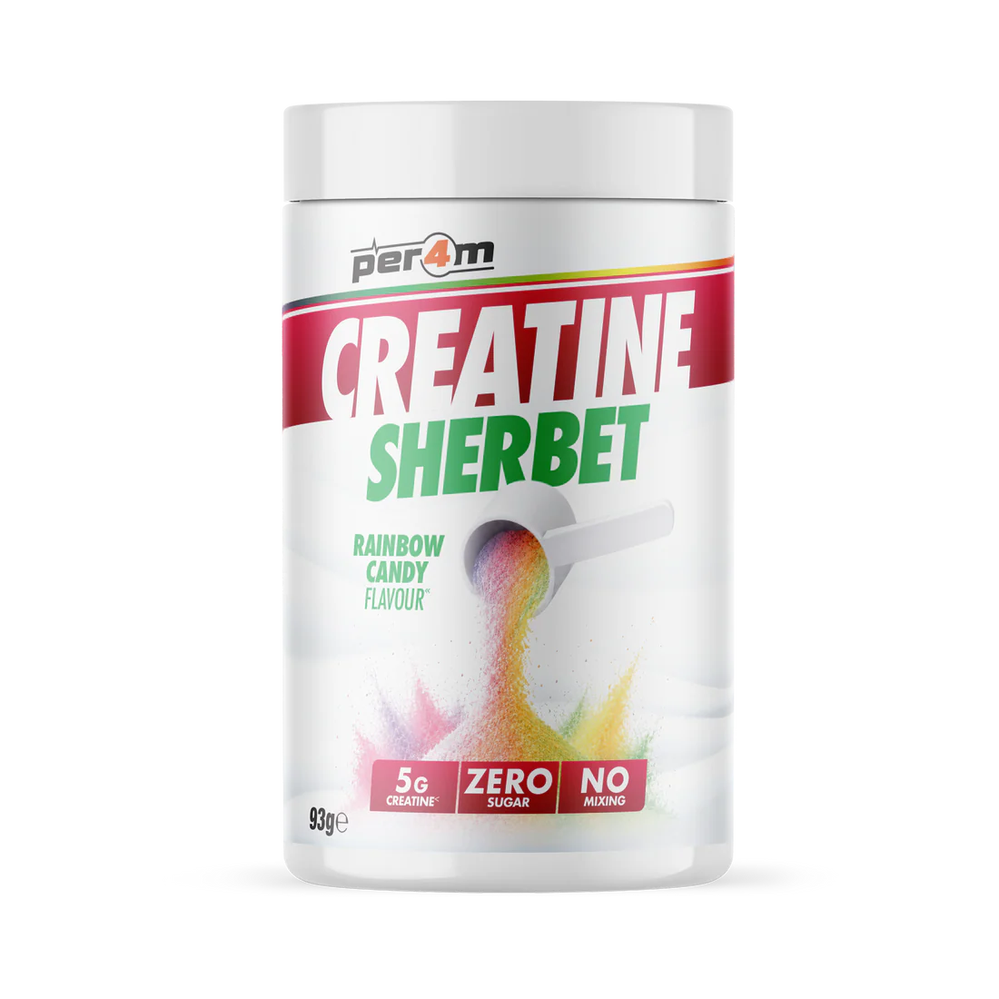 Per4m Creatine Sherbet - Fizzy 5g Creatine - No Water Needed