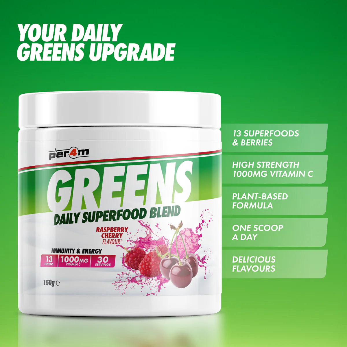 Per4m Greens 144g - MyGymSupplements
