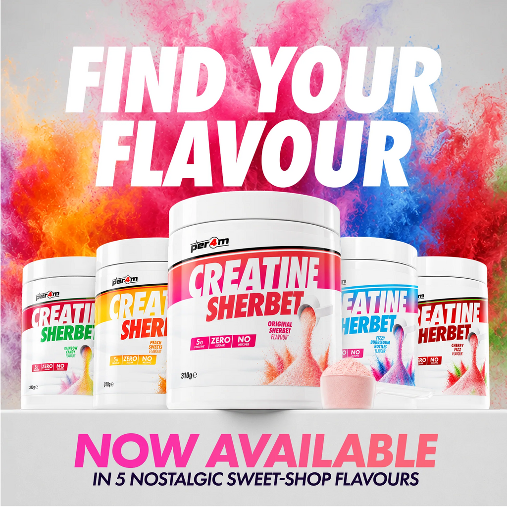 Per4m Creatine Sherbet - Fizzy 5g Creatine - No Water Needed