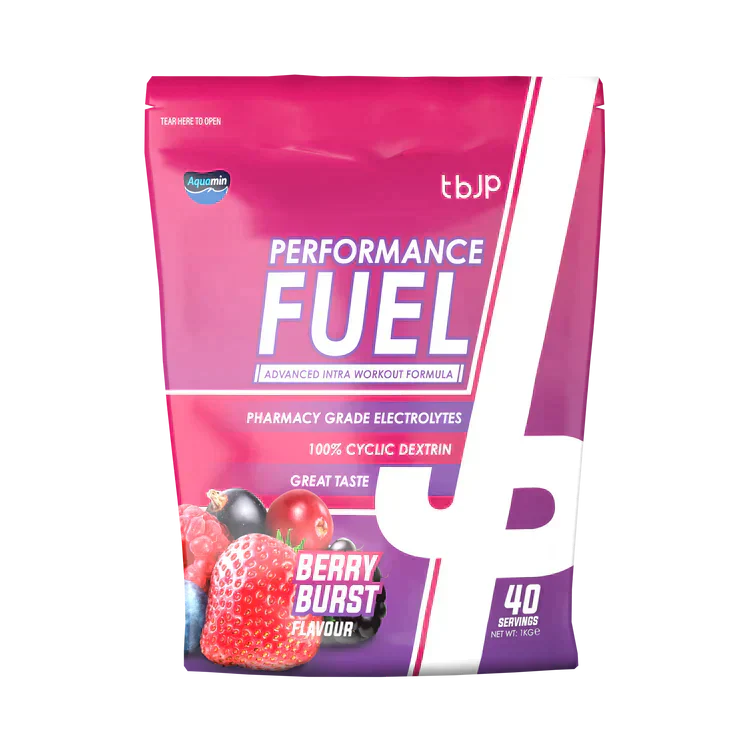 Trained By JP Performance Fuel Intra Workout - 1kg / Berry Burst - Carbohydrate Powder