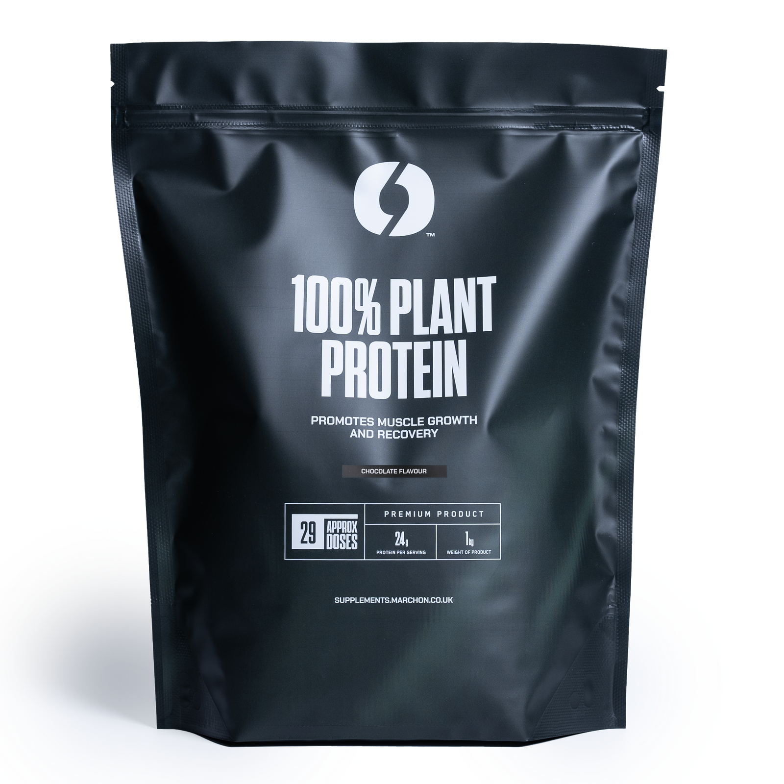 Marchon Supplements 100% Plant Protein - 1kg / Chocolate - Vegan Protein Powder