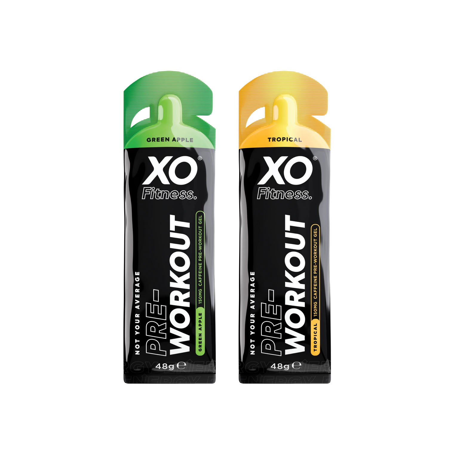XO Fitness Pre-Workout Gel Mix Case 24x70g