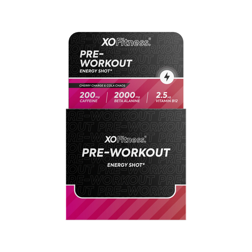 XO Fitness Pre-Workout Shots Mixed Case 20x60ml