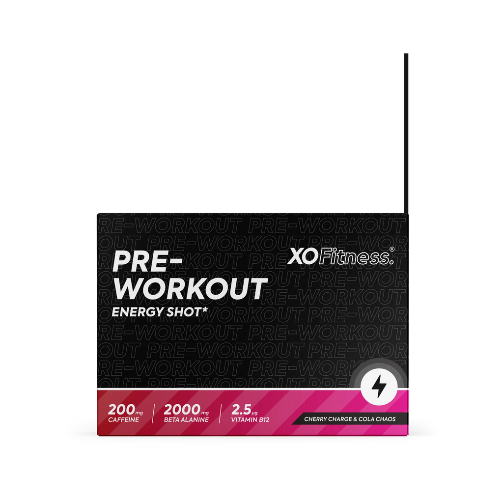 XO Fitness Pre-Workout Shots Mixed Case 20x60ml