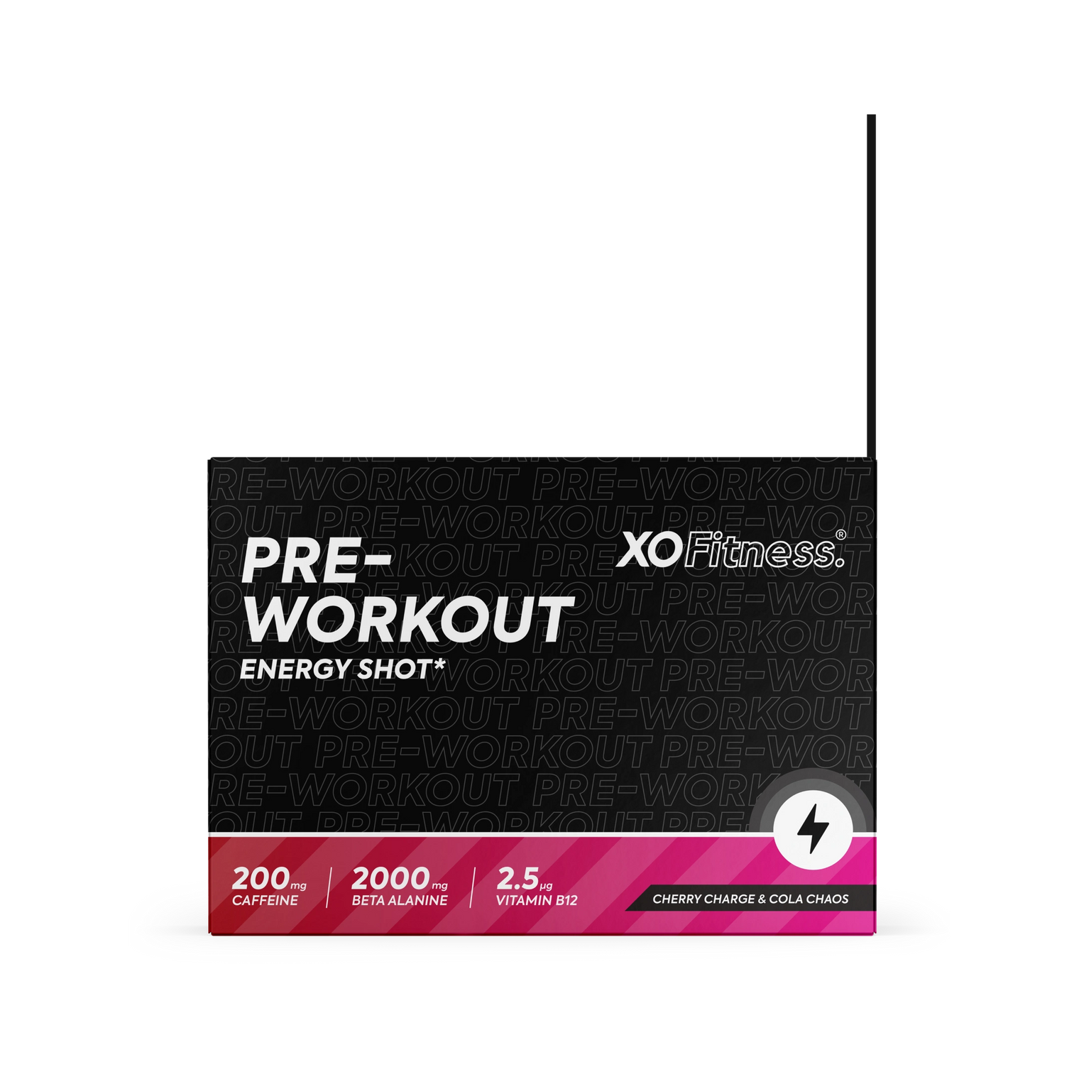 XO Fitness Pre-Workout Shots Mixed Case 20x60ml