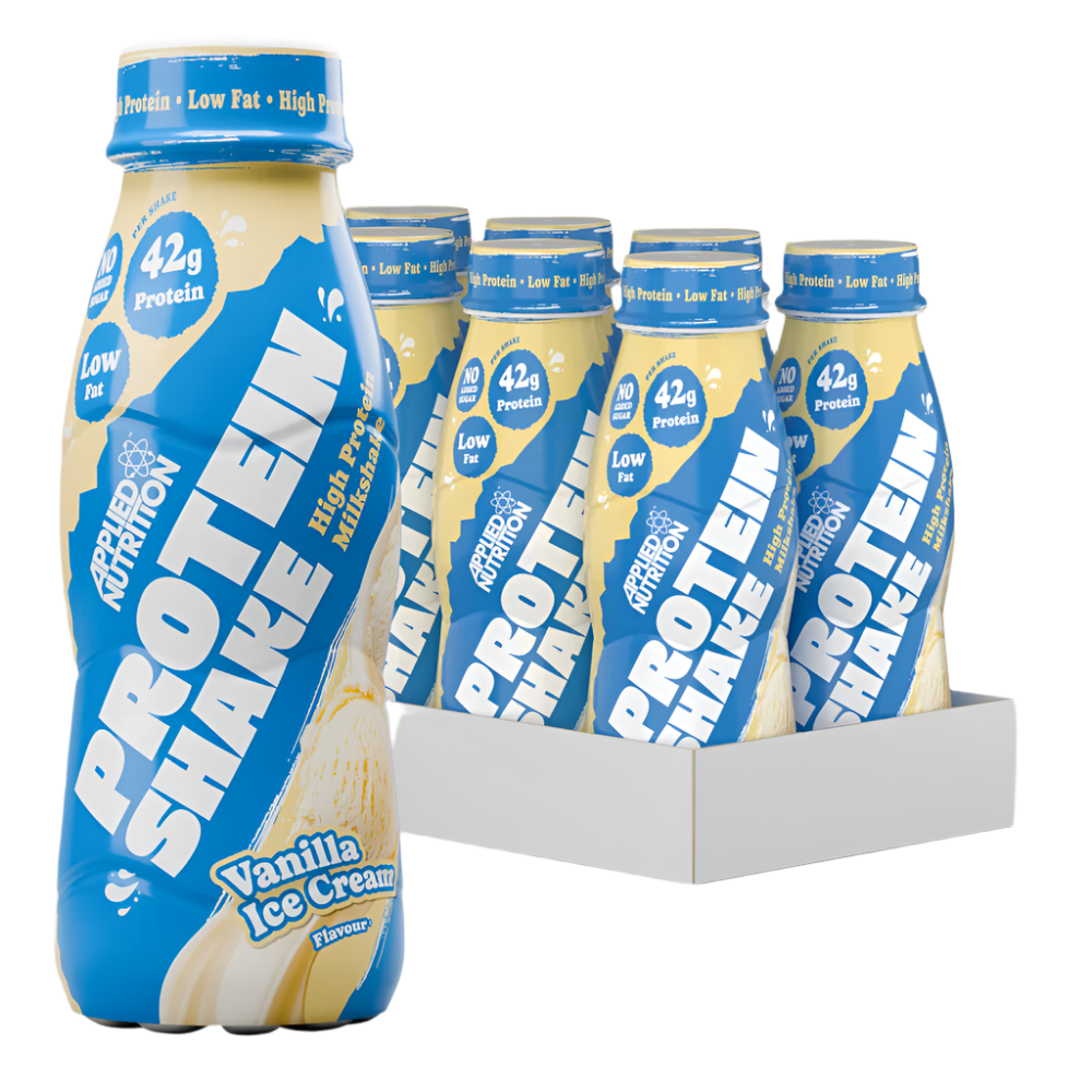 Applied Nutrition High Protein Shake - 8x500ml / Vanilla - Whey Protein Ready-to-Drinks