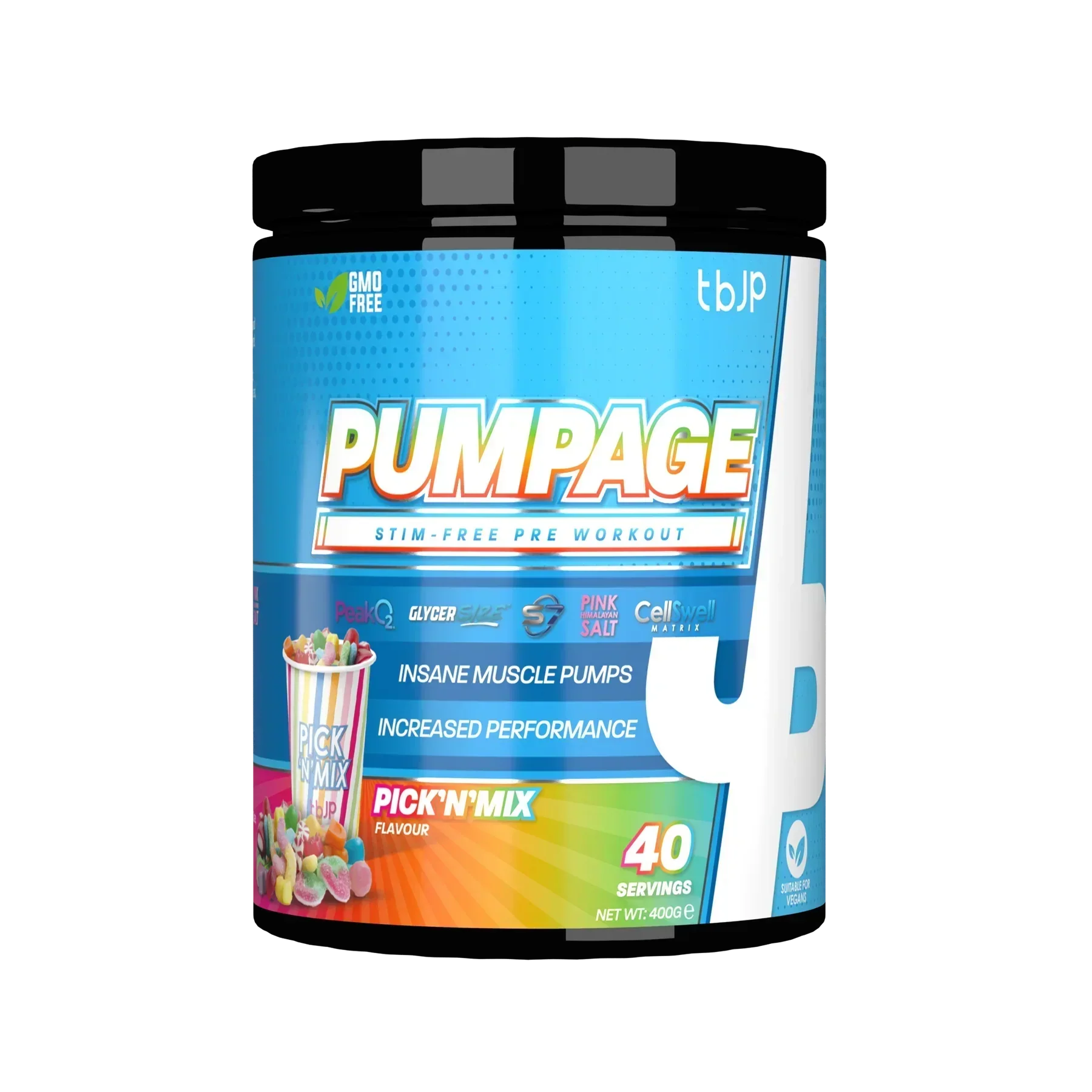 Trained By JP Pumpage - 400g / Pic n Mix - Pre-Workout Powder