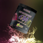Black Pump Nation SuperCharged EAA container with Strawberry Limenade flavor for muscle growth