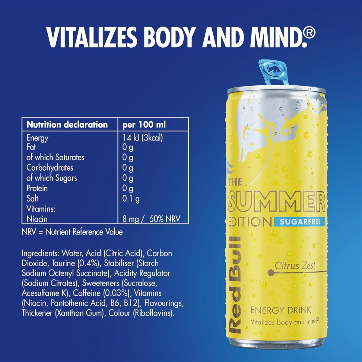 Red Bull Sugarfree Energy Drink 12 x 355ml