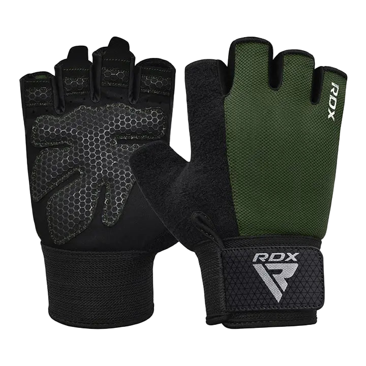 RDX Gym Weight Lifting Gloves W1 Half Plus