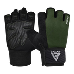 RDX Gym Weight Lifting Gloves W1 Half Plus