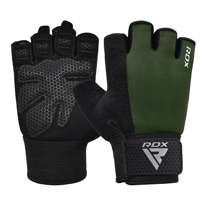 RDX Gym Weight Lifting Gloves W1 Half Plus