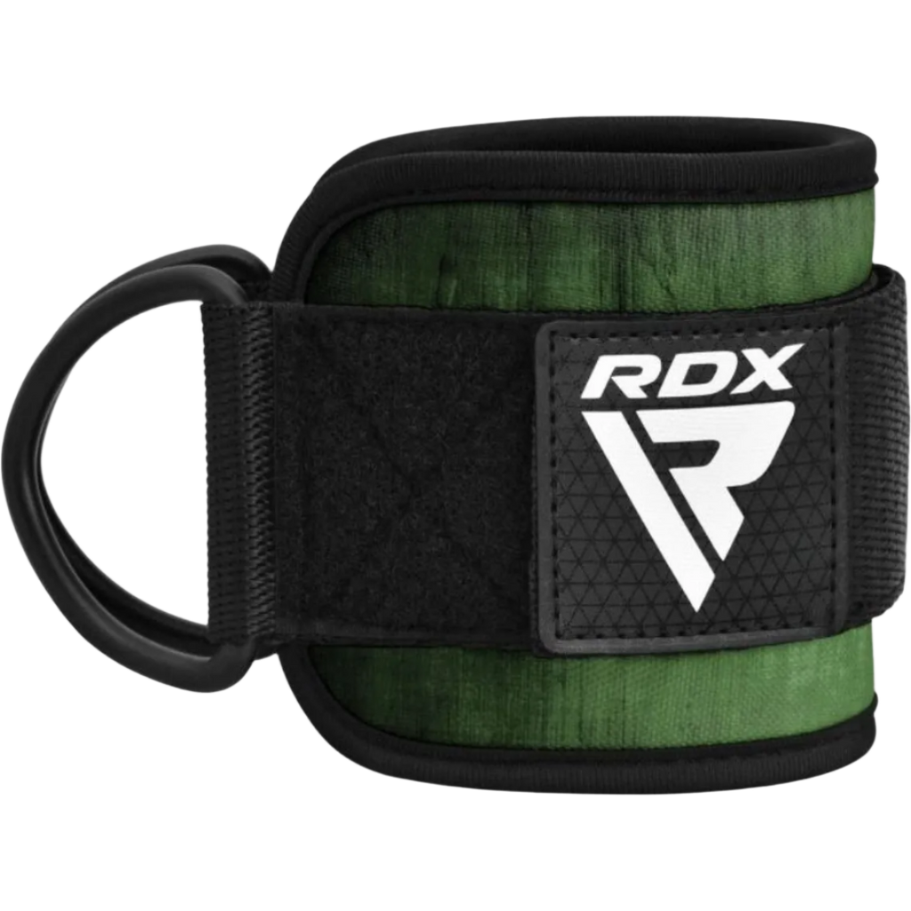 RDX Gym Ankle Pro A4 Pair Army Green - Army Green (Pair) - Ankle Straps