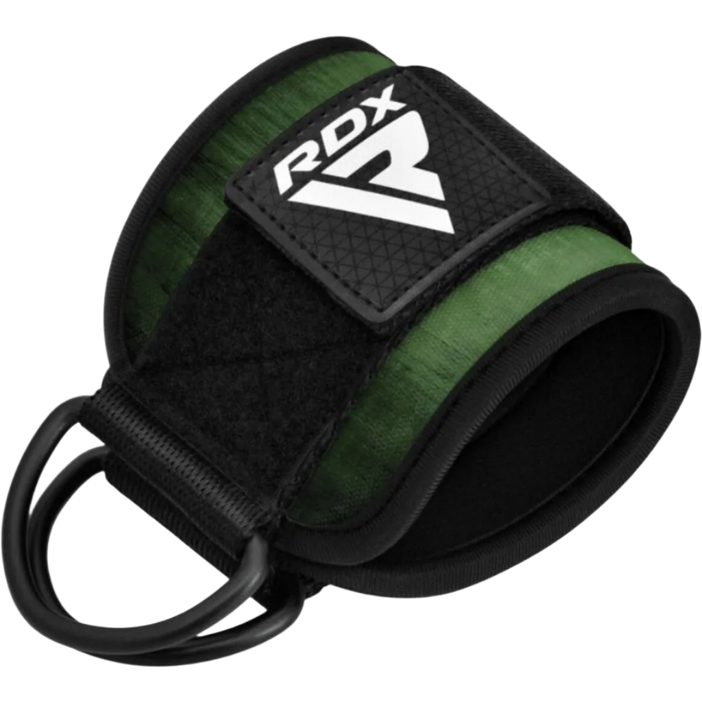 RDX Gym Ankle Pro A4 Pair Army Green - Army Green (Pair) - Ankle Straps