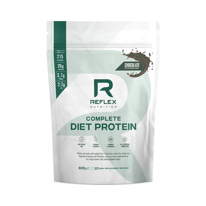 Reflex Nutrition Complete Diet Protein - 600g / Chocolate - Diet Whey Protein Powder