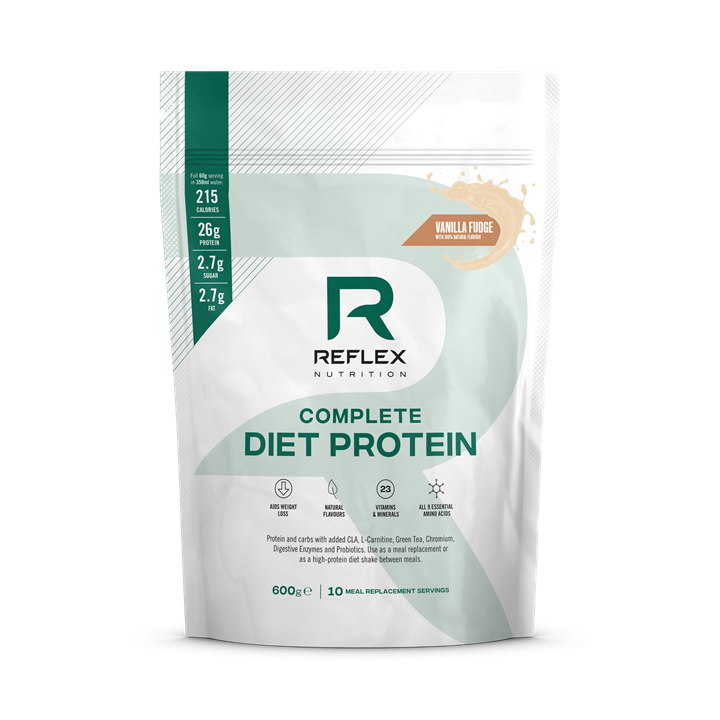 Reflex Nutrition Complete Diet Protein - 600g / Vanilla Fudge - Diet Whey Protein Powder