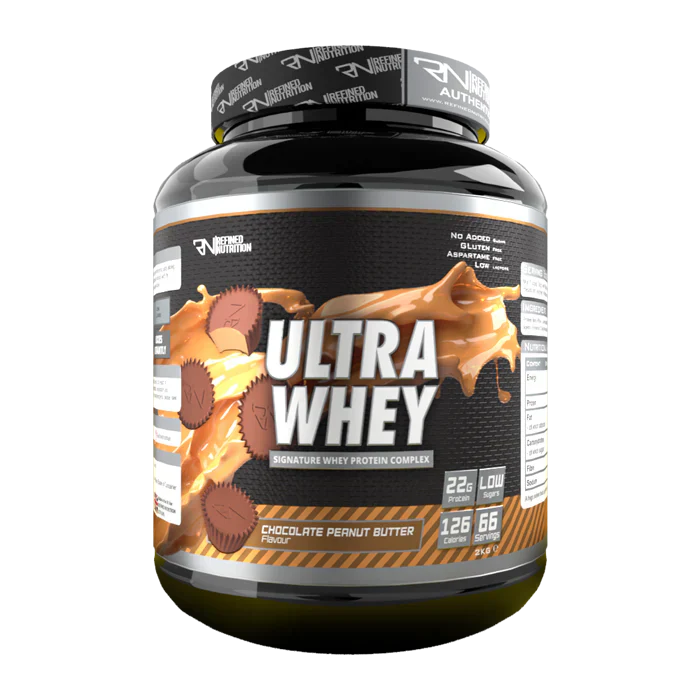 Refined Nutrition Ultra Whey - 2kg / Chocolate Peanut Butter - Whey Protein Powder